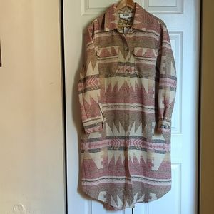 BB Dakota Oversized Southwest Jacket
